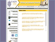 Tablet Screenshot of abogadogeneral.uady.mx