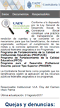 Mobile Screenshot of contraloriasocial.uady.mx