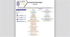 Desktop Screenshot of intranet.odontologia.uady.mx