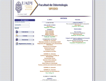 Tablet Screenshot of intranet.odontologia.uady.mx