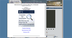 Desktop Screenshot of odontologia.uady.mx