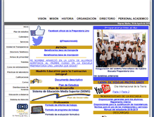 Tablet Screenshot of prepa1.uady.mx